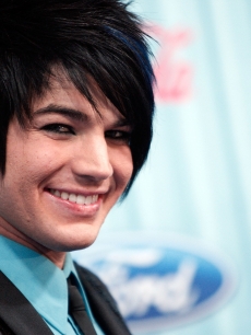 Adam Lambert arrives at the ‘American Idol’ Top 13 Party held at AREA on March 5, 2009 in Los Angeles, California