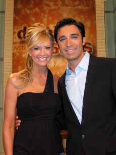 Access’ Nancy O’Dell with Gilles Marini