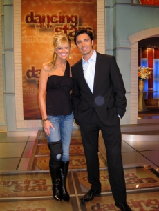 Access’ Nancy O’Dell with Gilles Marini