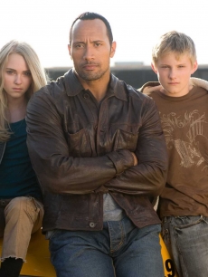 AnnaSophia Robb, Dwayne Johnson and Alexander Ludwig, stars of ‘Race To Wtich Mountain’