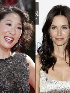 Sandra Oh and Courteney Cox