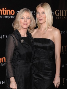 Blythe Danner and daughter Gwyneth Paltrow attend the premiere of ‘Valentino: The Last Emperor’ at The Museum of Modern Art on Tuesday, Mar. 17, 2009 in New York