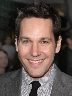 Paul Rudd smiles at the premiere of his latest film, ‘I Love You, Man’