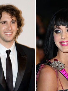 Josh Groban and Katy Perry