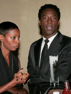 Isaiah Washington and his wife Jenisa Marie Washington 
