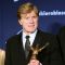 Robert Redford poses with award at the Jackie Robinson Foundation Annual Awards Dinner