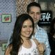Danica McKellar poses on the red carpet with her husband Mike Verta