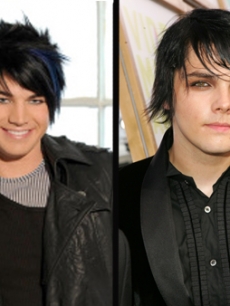 Adam Lambert from ‘American Idol’ and Gerard Way from My Chemical Romance