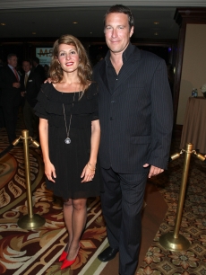 Nia Vardalos and John Corbett arrive at the National Multiple Sclerosis Society’s 34th Annual Dinner of Champions held at the Hyatt Regency Century Plaza Hotel on September 25, 2008 in Los Angeles, California