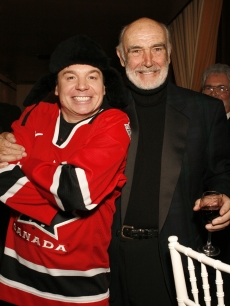 Mikey Myers and Sean Connery get ‘Dressed To Kilt’ in NYC