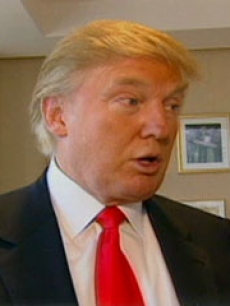 Trump talks to the 'Access' cameras