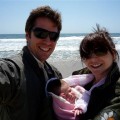 Alexis Denisof and Alyson Hannigan show off their new baby girl, Satyana Denisof, on April 16, 2009