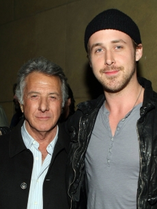 Dustin Hoffman and Ryan Gosling at the after party of ‘Anvil! The Story Of Anvil’ at the Egyptian Theater on April 7, 2009 in LA