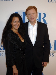 David Caruso and Liza Marquez at a Museum of Television and Radio event in October 2006