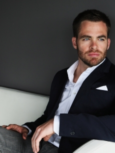 A pensive look from Chris Pine before the ‘Star Trek’ premiere in Sydney