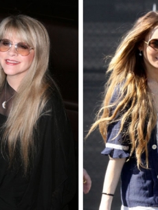 Stevie Nicks and Lindsay Lohan