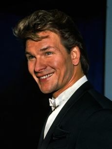 Patrick Swayze at Grammys 1990
