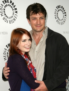 Felicia Day Nathan Fillion “Dr. Horrible’s Sing-Along Blog” At PaleyFest09