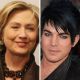 Hillary Clinton and ‘American Idol’ contestant Adam Lambert