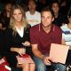 Brooklyn Decker and Andy Roddick attend the Lacoste Spring 2009 fashion show during Mercedes-Benz Fashion Week at The Tent in Bryant Park on September 6, 2008