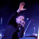 Brandon Flowers of the Killers rocks out at the second night of the Coachella Valley Music and Arts Festival 2009