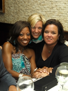 Star Jones, Kelli O’Donnell and Rosie O’Donnell attend the 2009 Passing It On Benefit after party at Tony DiNapoli’s on April 27, 2009 in New York City