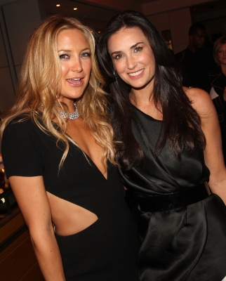Kate Hudson and Demi Moore attend the Cartier 100th Anniversary in America Celebration at Cartier Fifth Avenue Mansion on April 30, 2009 in New York City