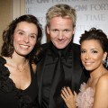 Gordon Ramsay, Tana Ramsay and Eva Longoria Parker attend the White House Correspondents dinner, May 9, 2009