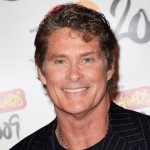 David Hasselhoff arrives for the Brit Awards 2009 held at Earls Court on February 18, 2009 in London, England