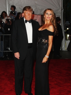 Donald Trump and Melania Trump attend ‘The Model as Muse: Embodying Fashion’ Costume Institute Gala at The Metropolitan Museum of Art on May 4, 2009 in New York City