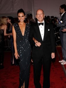 Emma Heming and Bruce Willis attend ‘The Model as Muse: Embodying Fashion’ Costume Institute Gala at The Metropolitan Museum of Art on May 4, 2009 in New York City