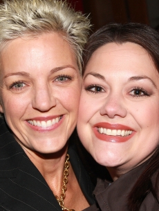 Kelli Carpenter and Brooke Elliott arrive at The Opening Night of Mel Brooks New Musical ‘Young Frankenstein’ on Broadway on November 8, 2007 at The Hilton Theater in New York City