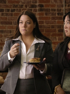 Brooke Elliott and Margaret Cho in ‘Drop Dead Diva’