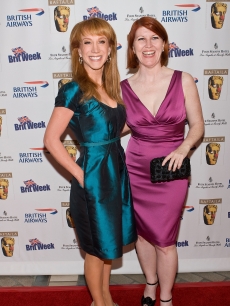 Kathy Griffin and Kate Flannery arrive at the 2nd Annual British Comedy Festival at the Four Seasons Hotel on May 8, 2009 in Beverly Hills, California