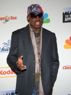 Dennis Rodman attends ‘The Celebrity Apprentice’ season finale at the at American Museum of Natural History on May 10, 2009 in New York City