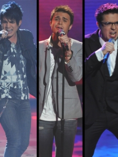 Adam Lambert, Kris Allen, Danny Gokey