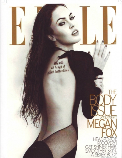 Megan Fox on the cover Elle’s June issue 
