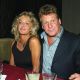 Farrah Fawcett and Ryan O’Neal relax at the after-party for ‘Malibu’s Most Wanted’ at the Highlands on April 10, 2003 in Los Angeles, California