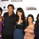 Kris and Bruce Jenner with Khloe, Kourtney and Kim Kardashian at the Season 2 premiere party for ‘Keeping Up With the Kardashians’