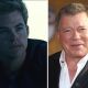 The two Captain Kirks, Chris Pine and William Shatner