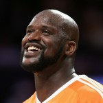 Shaquille O’Neal is all smiles on the court in Phoenix (Feb. 26, 2009)