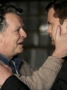 Walter (John Noble) tries to explain part of his past to Peter (Joshua Jackson) on the season finale of ‘Fringe’