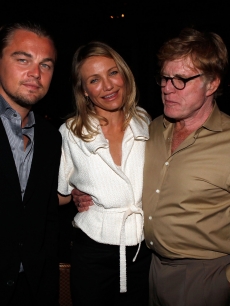 Actor Leonardo DiCaprio, Actress Cameron Diaz and Actor Robert Redford