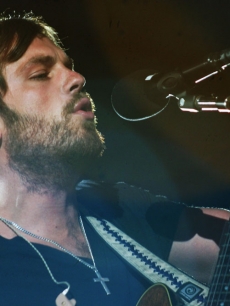 Caleb Followill of Kings of Leon at the KROQ Weenie Roast, May 16, 2009, Irvine, Calif.