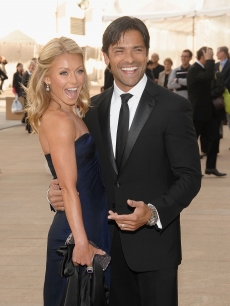 Kelly Ripa and Mark Consuelos attend the 69th annual American Ballet Theatre spring gala at The Metropolitan Opera House on May 18, 2009 in New York City
