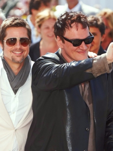 Brad Pitt and Quentin Tarantino arrives at the Palais des Festivals of Cannes on May 20, 2009 in Cannes, France
