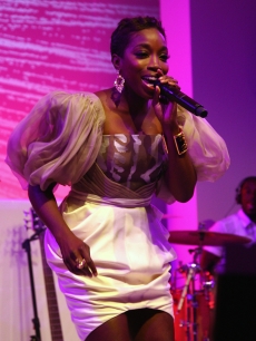 Estelle performs at MoMA’s 41st Annual Party in the Garden at The Museum of Modern Art on May 26, 2009 in New York City