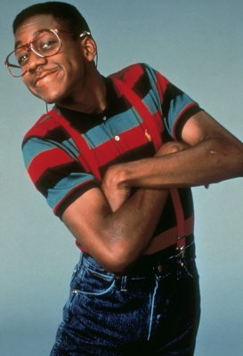 Jaleel White, who stars as Steve Urkel in the television series ‘Family Matters’, circa 1990