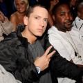 Eminem is seen in the audience at the 18th Annual MTV Movie Awards on May 31, 2009 in Los Angeles