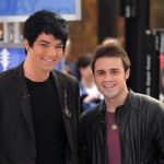 Kris Allen and Adam Lambert appear on NBC’s ‘Today’ show at Rockefeller Center